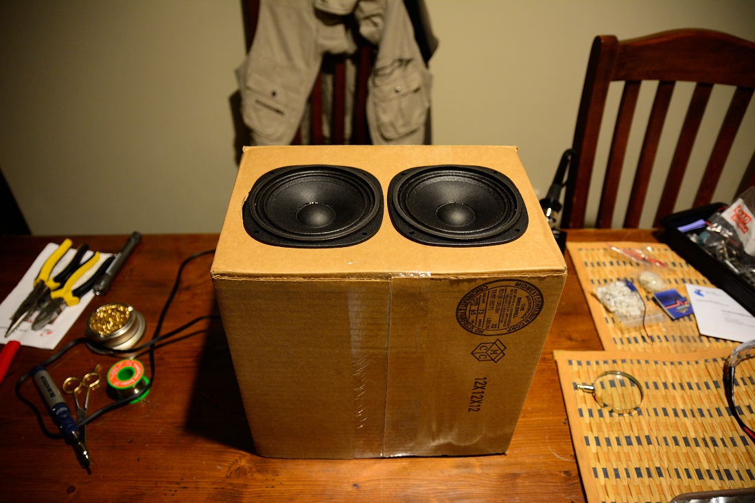 picture of uninstalled speakers