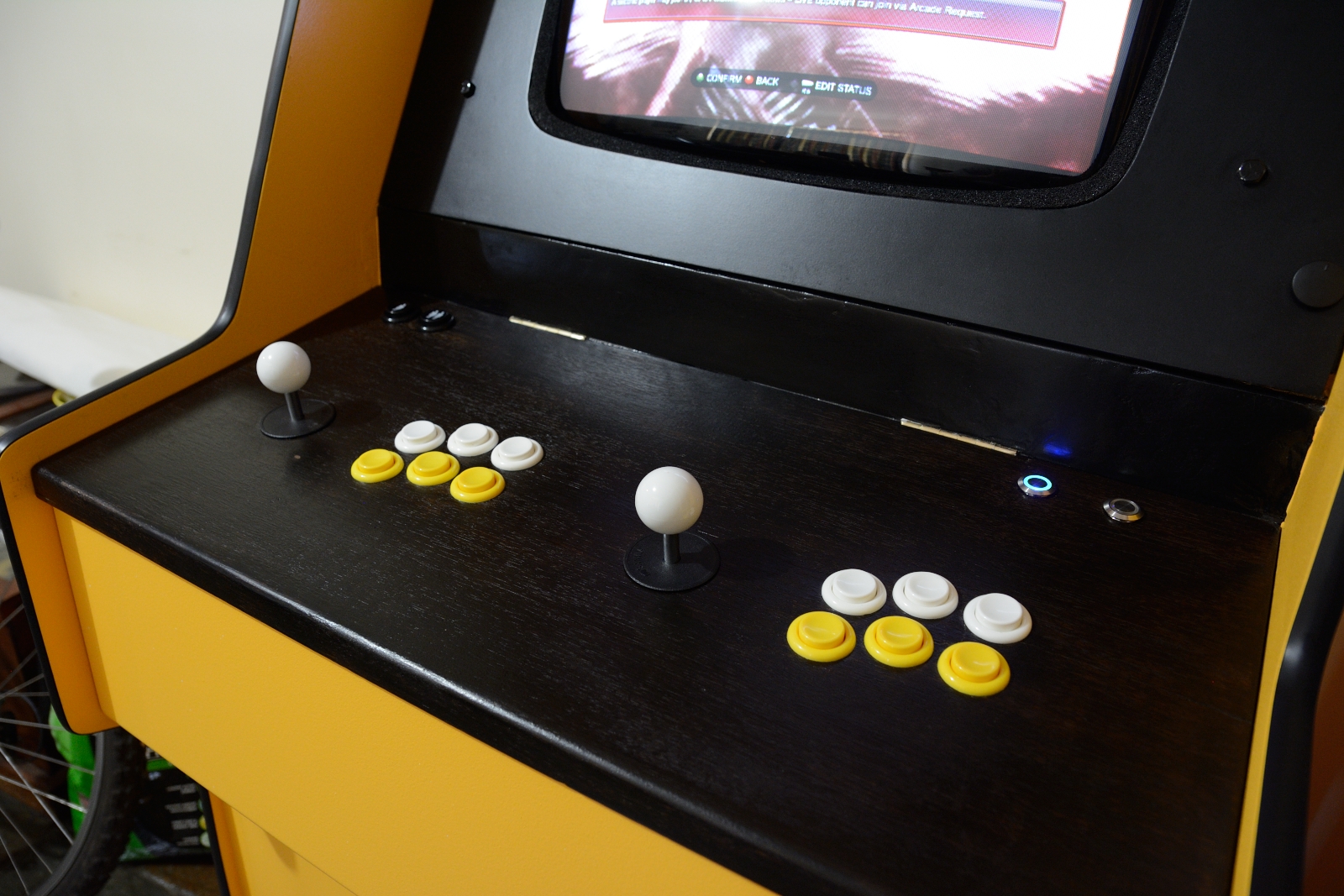 close up picture of completed control panel
