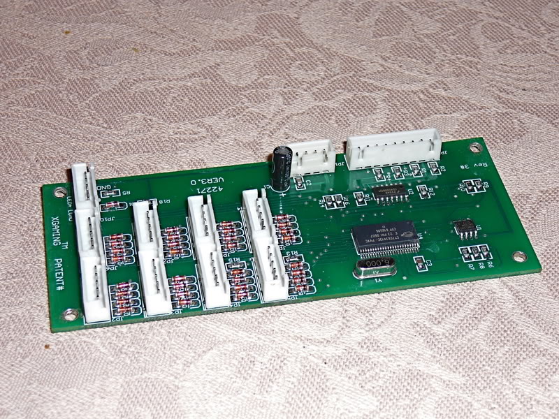 close up of the control panel