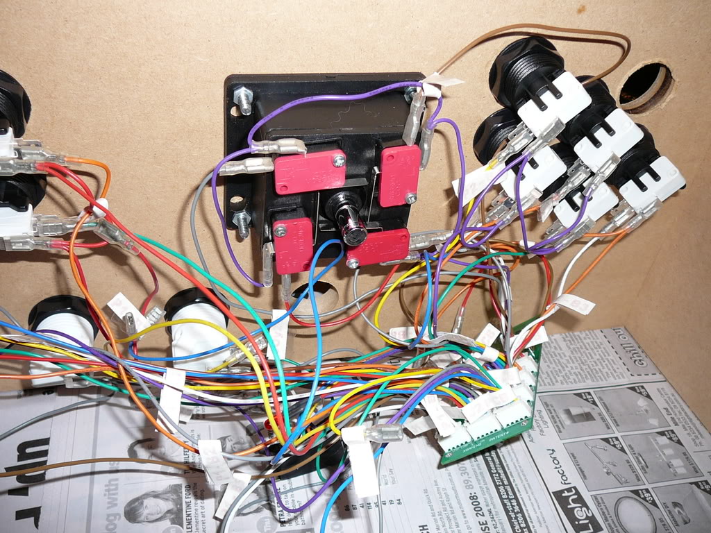 close up of the control panel
