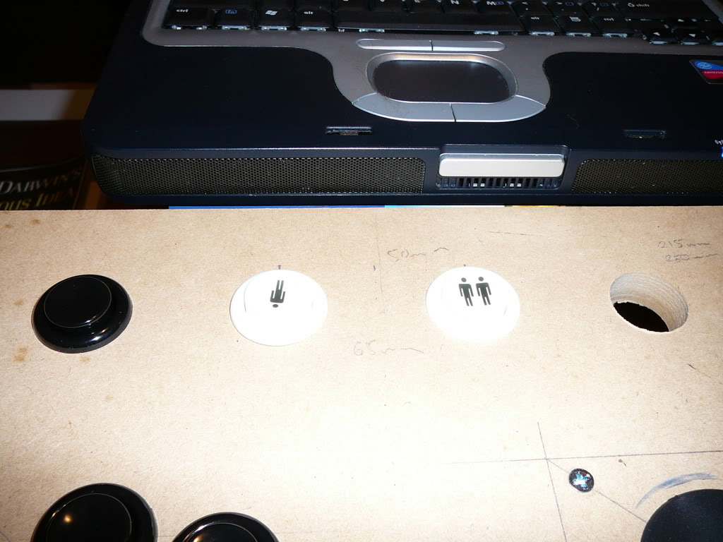 close up of the control panel
