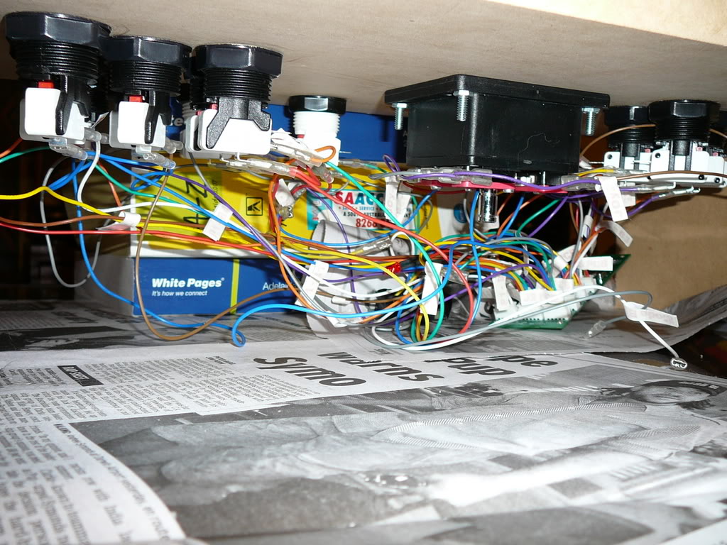 close up of the control panel