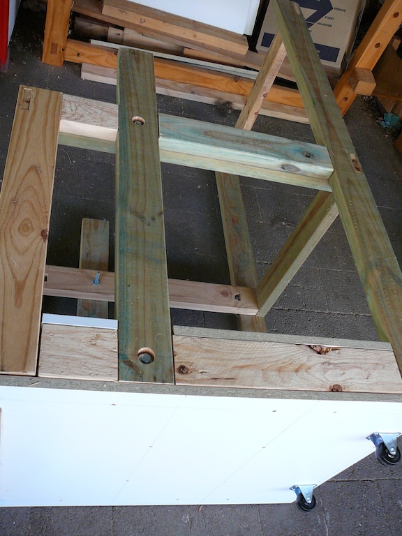 another close up of cabinet internal frame