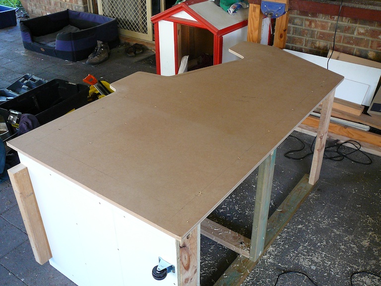 picture of attaching first side panel