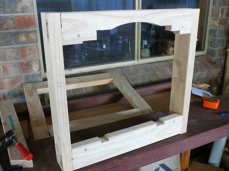 picture of the front frame of the monitor housing